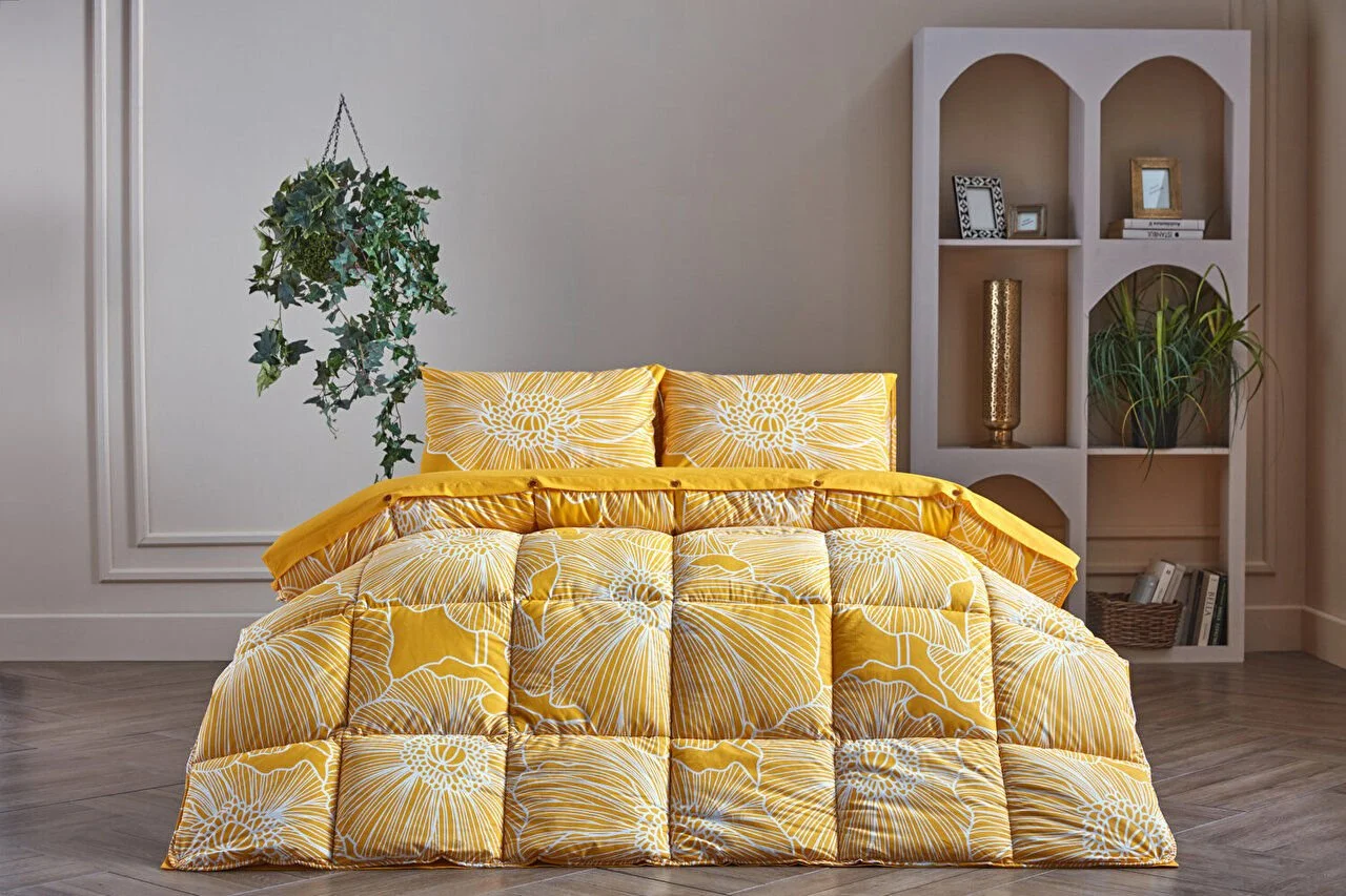 Festival Deluxe Uyku Seti Parma Çift Kişilik - Sarı